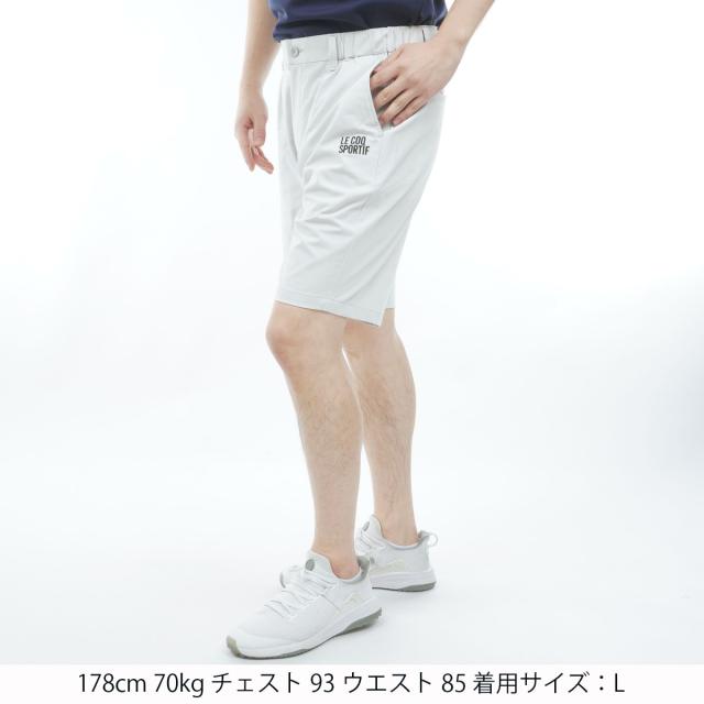 ルコックスポルティフ ゴルフ　Le coq sportif GOLF　ストレッチ サンスクリーンショートパンツ_4