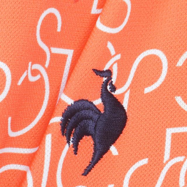 ルコックスポルティフ ゴルフ　Le coq sportif GOLF　ストレッチ LCSモノグラム柄半袖ポロシャツ_11