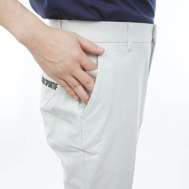 ルコックスポルティフ ゴルフ　Le coq sportif GOLF　ストレッチ サッカーストライプパンツ_8