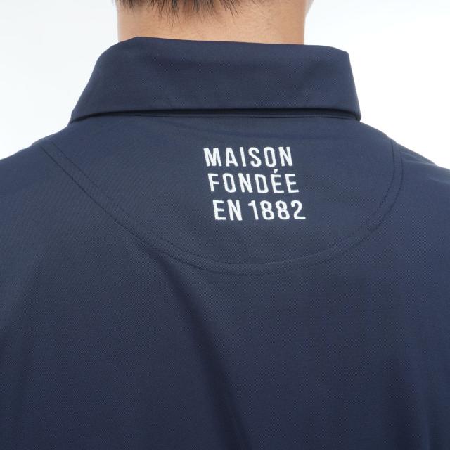 ルコックスポルティフ ゴルフ　Le coq sportif GOLF　ストレッチ マーキングデザイン長袖ポロシャツ_10