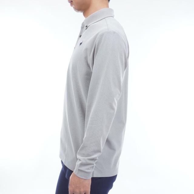 ルコックスポルティフ ゴルフ　Le coq sportif GOLF　DAILY ストレッチ ボタンダウン長袖ポロシャツ_2