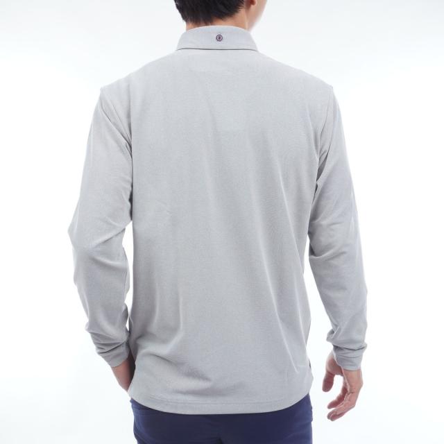 ルコックスポルティフ ゴルフ　Le coq sportif GOLF　DAILY ストレッチ ボタンダウン長袖ポロシャツ_3