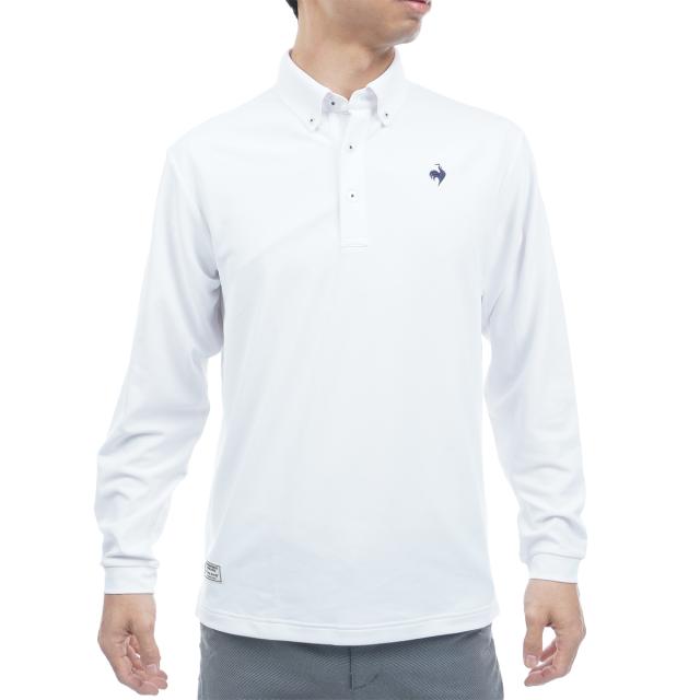 ルコックスポルティフ ゴルフ　Le coq sportif GOLF　DAILY ストレッチ ボタンダウン長袖ポロシャツ_12