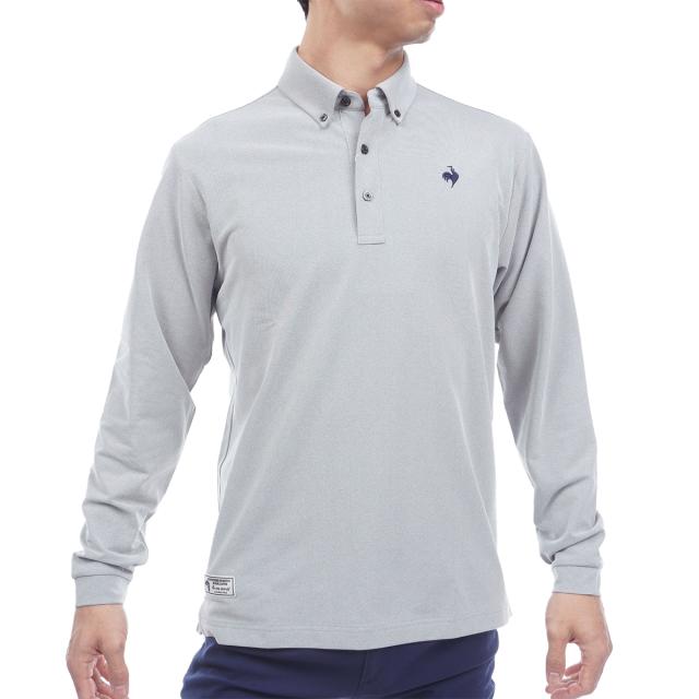 ルコックスポルティフ ゴルフ　Le coq sportif GOLF　DAILY ストレッチ ボタンダウン長袖ポロシャツ_15