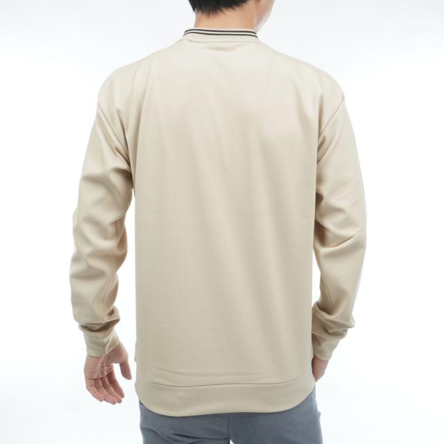 ルコックスポルティフ ゴルフ　Le coq sportif GOLF　ストレッチ ロゴプリント長袖クルーネックプルオーバー_2