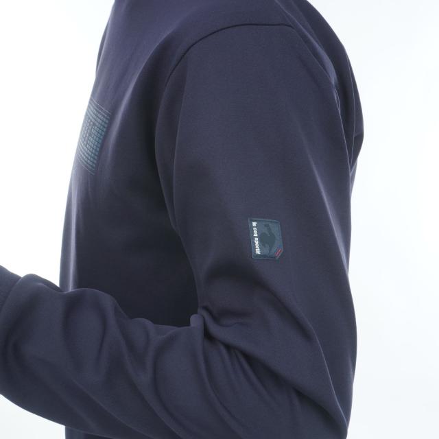 ルコックスポルティフ ゴルフ　Le coq sportif GOLF　ストレッチ ロゴプリント長袖クルーネックプルオーバー_8