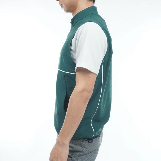 ルコックスポルティフ ゴルフ　Le coq sportif GOLF　ストレッチ 花粉対策アウターベスト_2