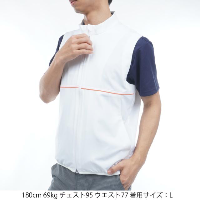 ルコックスポルティフ ゴルフ　Le coq sportif GOLF　ストレッチ 花粉対策アウターベスト_13