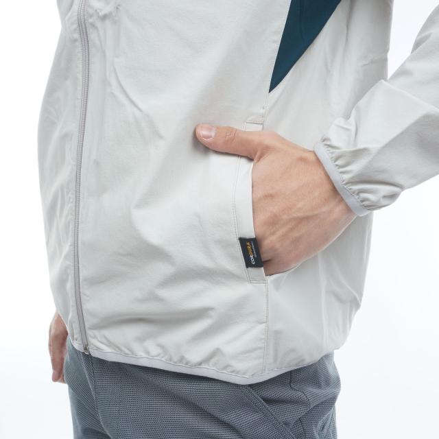 ルコックスポルティフ ゴルフ　Le coq sportif GOLF　ストレッチ 花粉対策コーデュラフード収納型アウター_8