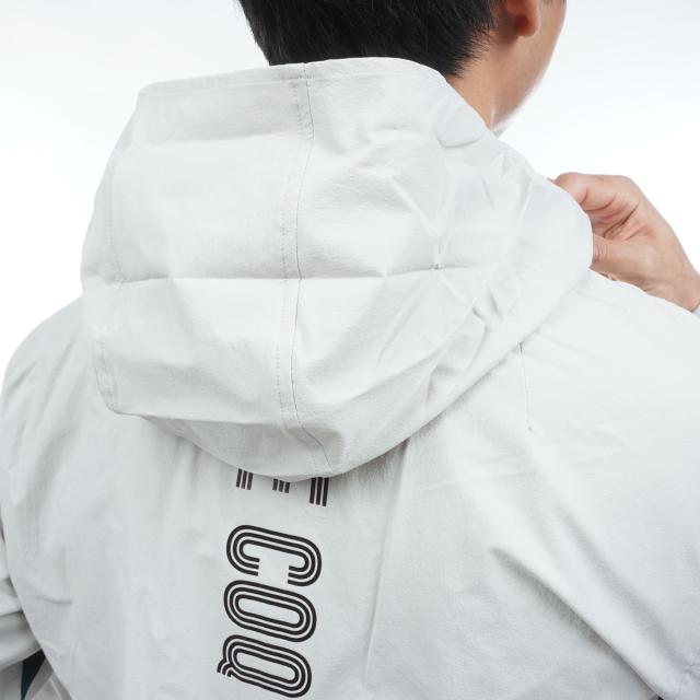ルコックスポルティフ ゴルフ　Le coq sportif GOLF　ストレッチ 花粉対策コーデュラフード収納型アウター_10