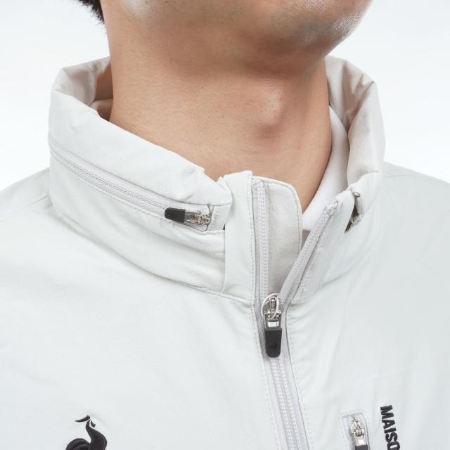 ルコックスポルティフ ゴルフ　Le coq sportif GOLF　ストレッチ 花粉対策コーデュラフード収納型アウター_11