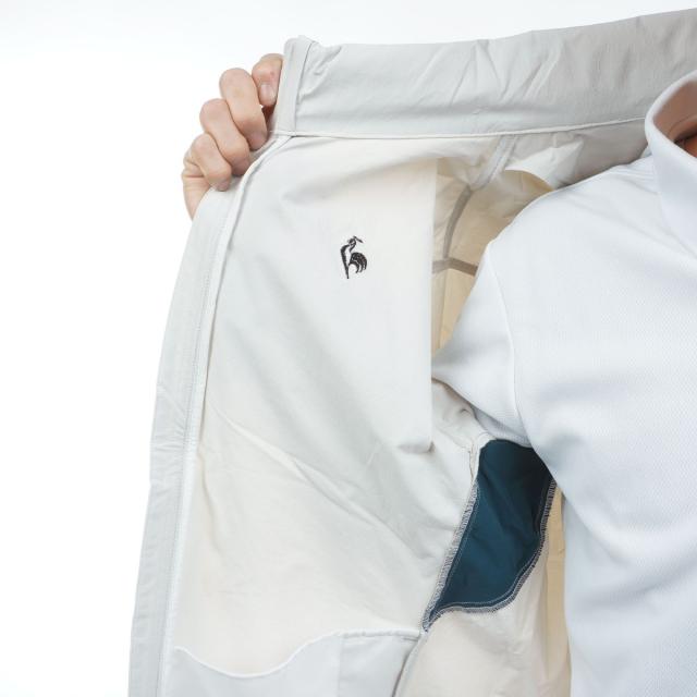 ルコックスポルティフ ゴルフ　Le coq sportif GOLF　ストレッチ 花粉対策コーデュラフード収納型アウター_13