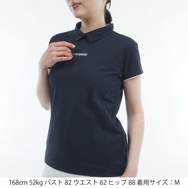 ルコックスポルティフ ゴルフ Le coq sportif GOLF 伸ばすこと 半袖プルオーバー レディス