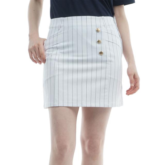 ルコックスポルティフ ゴルフ Le coq sportif GOLF 伸ばすこと 縞模様スコート レディス