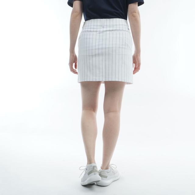 ルコックスポルティフ ゴルフ Le coq sportif GOLF 伸ばすこと 縞模様スコート レディス