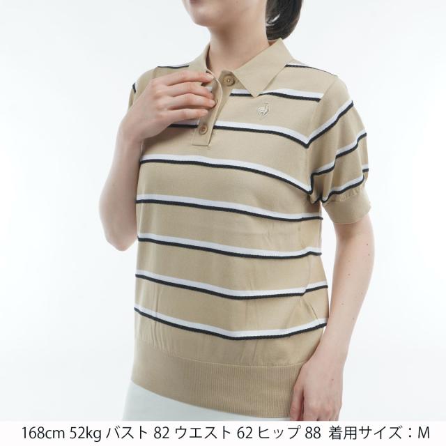 ルコックスポルティフ ゴルフ　Le coq sportif GOLF　半袖セーター　レディス_1