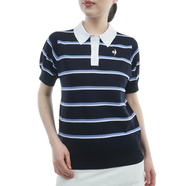 ルコックスポルティフ ゴルフ　Le coq sportif GOLF　半袖セーター　レディス_3