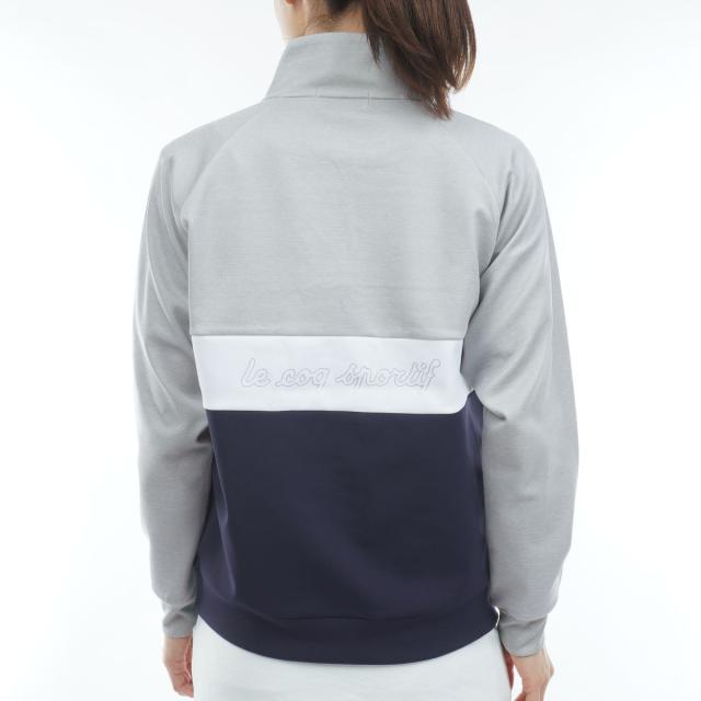 ルコックスポルティフ ゴルフ　Le coq sportif GOLF　ストレッチ ハーフジップスウェット　レディス_3