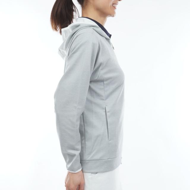 ルコックスポルティフ ゴルフ　Le coq sportif GOLF　ストレッチ フルジップスウェットフーディー　レディス_4