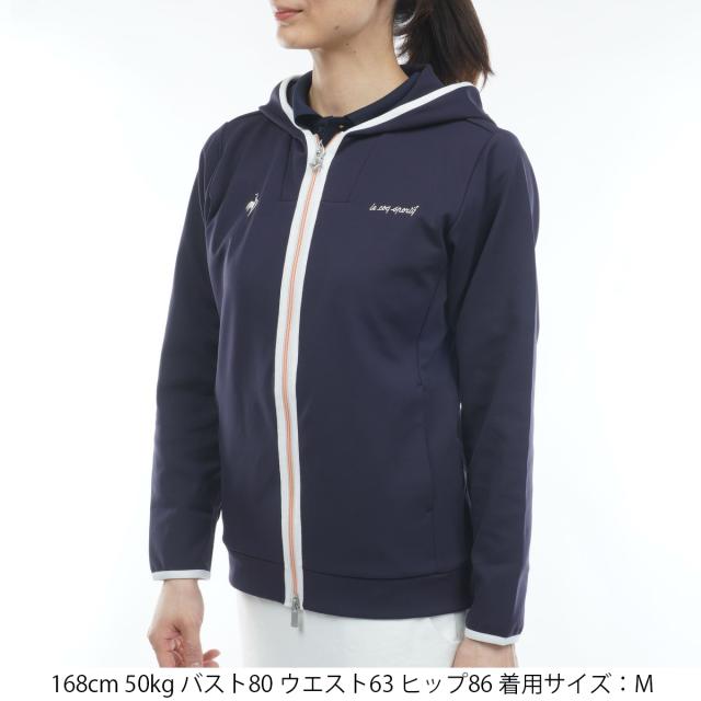ルコックスポルティフ ゴルフ　Le coq sportif GOLF　ストレッチ フルジップスウェットフーディー　レディス_12