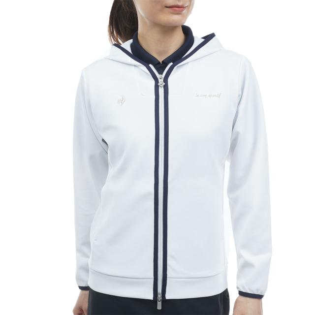 ルコックスポルティフ ゴルフ　Le coq sportif GOLF　ストレッチ フルジップスウェットフーディー　レディス_14
