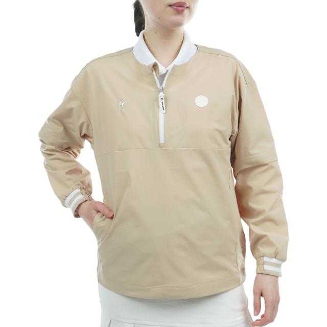 ルコックスポルティフ ゴルフ　Le coq sportif GOLF　ストレッチ 2WAYクルーネックブルゾン　レディス