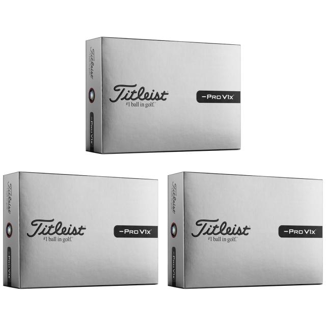 タイトリスト　PRO V1　PRO V1X LEFT DASH ボール 3ダースセット
