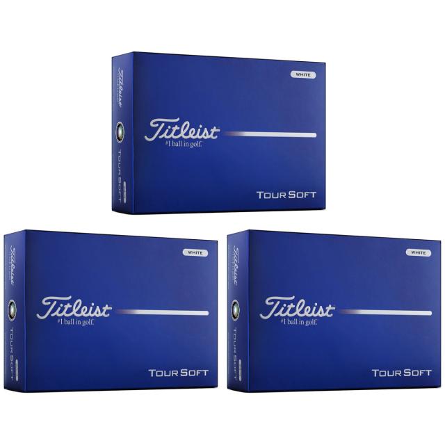 タイトリスト　TOUR SOFT　TOUR SOFT ボール 3ダースセット