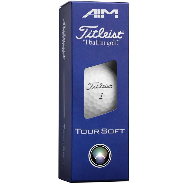 タイトリスト　TOUR SOFT　TOUR SOFT AIM BLUE ボール 3ダースセット