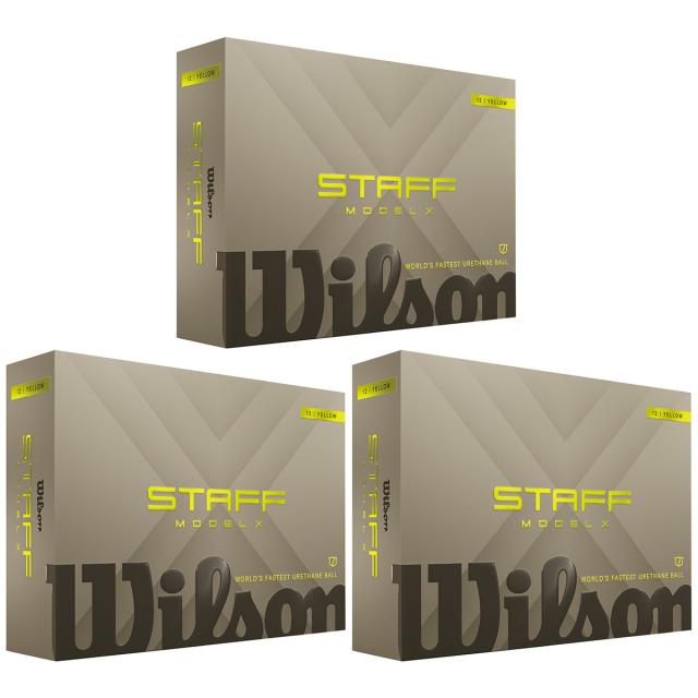 ウイルソン　Wilson　26 STAFF MODEL X ボール 3ダースセット