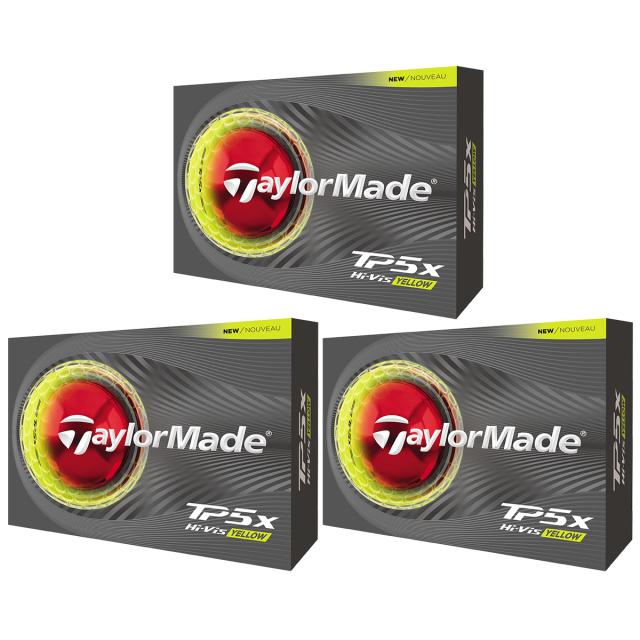 テーラーメイド　TP5　TP5x ボール 3ダースセット