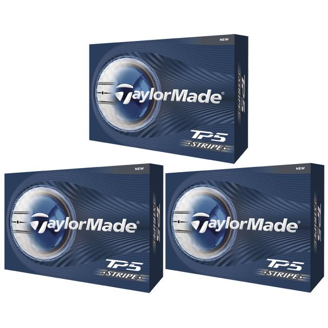 テーラーメイド　TP5　TP5 ストライプ ボール 3ダースセット