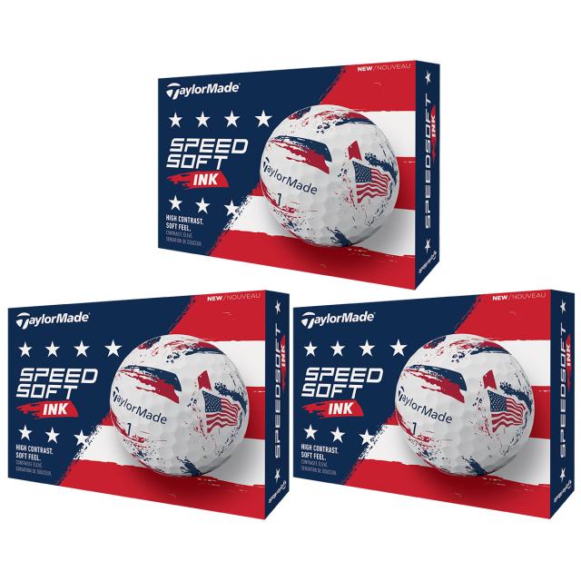 テーラーメイド　Taylor Made　SPEEDSOFT INK USA ボール 3ダースセット