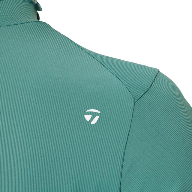 テーラーメイド Taylor Made ストレッチ フリルモックネック半袖シャツ