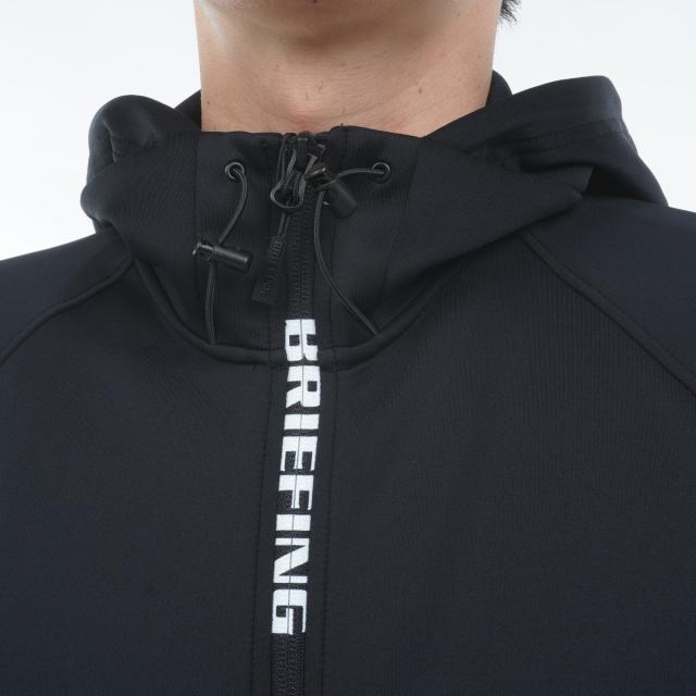 ブリーフィング　BRIEFING　ストレッチ 3Dロゴ パーカー_7
