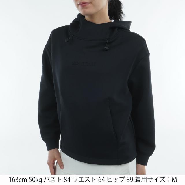 ブリーフィング　BRIEFING　ストレッチ 3Dロゴ フーディー　レディス_1