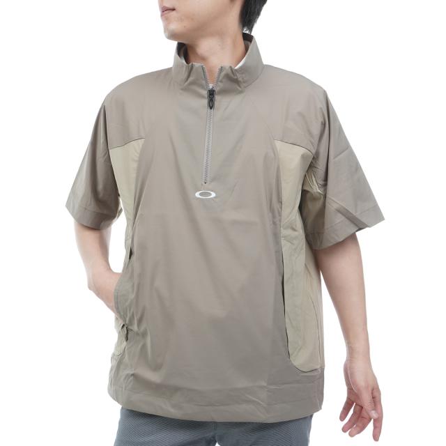 オークリー　OAKLEY　プルオーバー半袖ウインドジャケット