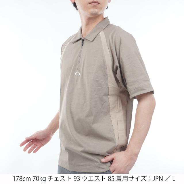 オークリー　OAKLEY　ストレッチ O-SYNC 2.0 PACK O-SHAPE 半袖ポロシャツ_1