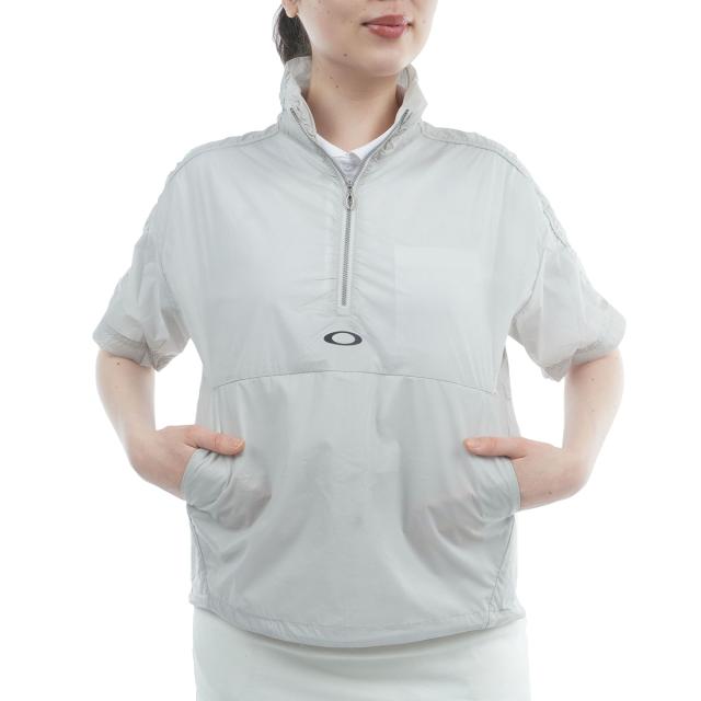 オークリー　OAKLEY　ELEVATE 3.0 ストレッチ 半袖プルオーバージャケット　レディス