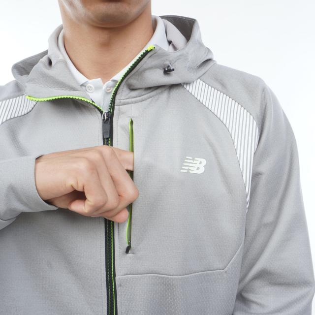 ニューバランス　New Balance Golf　ストレッチ ハーフゲージ スウェットフルジップフーディー_10