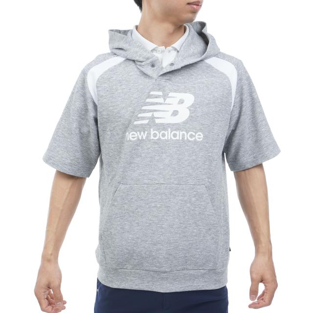 ニューバランス　New Balance Golf　ストレッチ ライトブリスター 5分袖プルオーバーフーディー