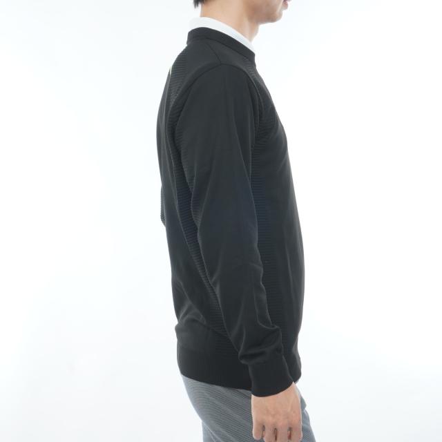 ニューバランス　New Balance Golf　ストレッチ 天竺×ガーター編み クルーネックプルオーバーセーター_4