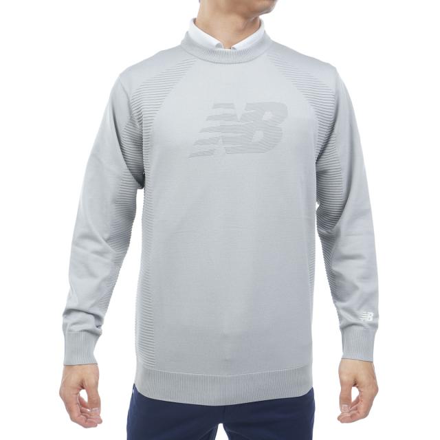 ニューバランス　New Balance Golf　ストレッチ 天竺×ガーター編み クルーネックプルオーバーセーター_10