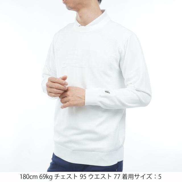 ニューバランス　New Balance Golf　ストレッチ 天竺×ガーター編み クルーネックプルオーバーセーター_14