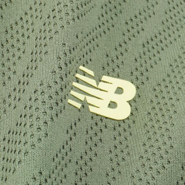 ニューバランス　New Balance Golf　ストレッチ ゼブラジャカード×メッシュ編み クループルオーバーセーター_13