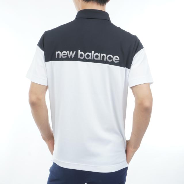 ニューバランス　New Balance Golf　ストレッチ メッシュリバース 共襟半袖ポロシャツ_2
