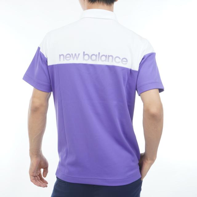 ニューバランス　New Balance Golf　ストレッチ メッシュリバース 共襟半袖ポロシャツ_5