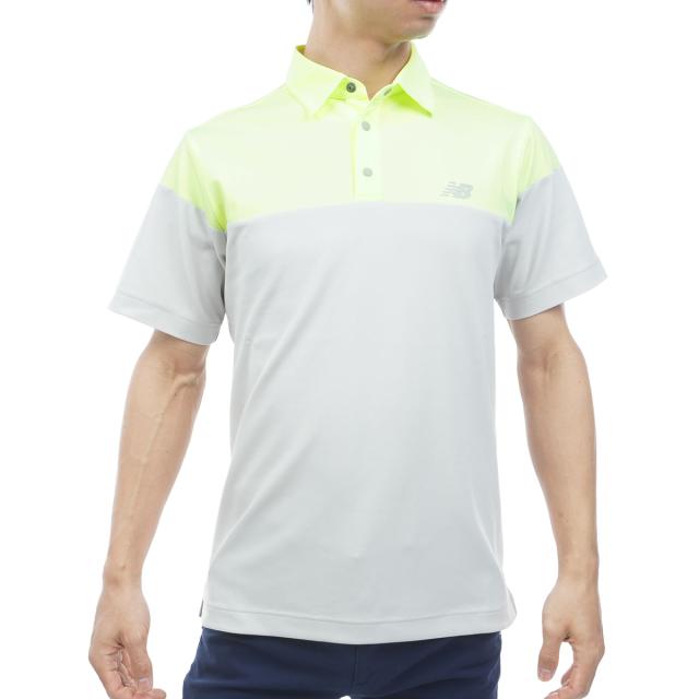 ニューバランス　New Balance Golf　ストレッチ メッシュリバース 共襟半袖ポロシャツ_6