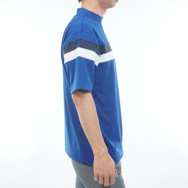 ニューバランス　New Balance Golf　ストレッチ ピン仮ワッフル 5分袖モックネックプルオーバー_7