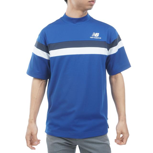 ニューバランス　New Balance Golf　ストレッチ ピン仮ワッフル 5分袖モックネックプルオーバー_15